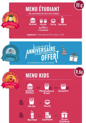 Menu Toulouse Burger - Les menus