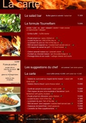 Menu Tourneflam - Le salad bar, la formule tourneflam, la formule enfant,... pour le midi