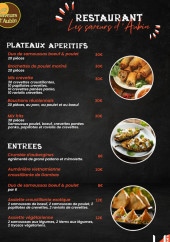 Menu Urban Lab - Les entrées et plateaux apéritifs