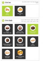 Menu Urbun Toulouse - Bun et viandes