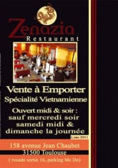 Menu Zenazia - Carte et menu Zenazia Toulouse