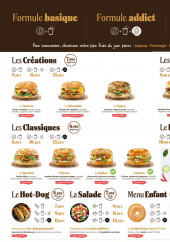 Menu La Cabane à Bagels - Les formules bagels et salades,...