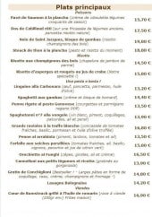 Menu Villa da vinci - Les plats principaux: risotto, spaghetti...