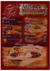 Menu Le mijoté - Les entrées, sandwiches, salades,...