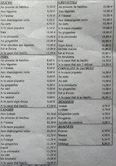 Menu Le Triangle d'Or - Les crevettes, porc et desserts, ...