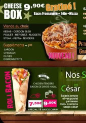 Menu Caz Food - Les salades, cheese box, ...