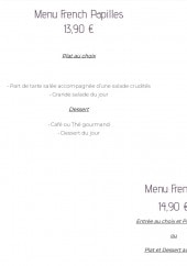 Menu French Papilles - Les menus