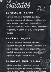 Menu L'Atelier - Les salades