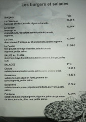 Menu Pizz&Love - Burgers et salades