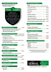 Menu Le Sémial - La carte