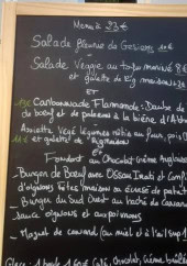 Menu Le bistrot Cocotte - L'ardoise