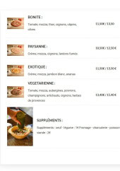 Menu Di Mosca - Les classiques suite