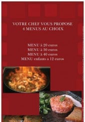 Menu Martinez Jérémy - Les menus