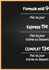 Menu Taverne Heidelberg - Les formules