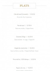 Menu Bier Akademie - Les plats