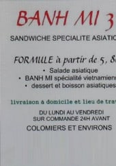 Menu Banh Mi 31 - Les informations sur les menus
