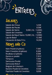 Menu Botna - Les entrées