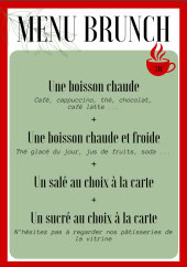 Menu Mademoiselle Soline - Menu brunch