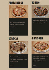 Menu Clementito - Menu pizza page 2