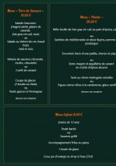 Menu Café Daroles - Les menus