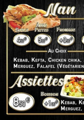 Menu Tacos & Burger - Naan, paninis et assiettes