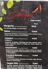 Menu Pizza Sorino - Les classiques