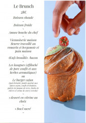 Menu Bergamote - Le brunch