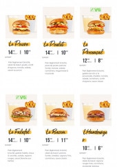 Menu Bioburger - Les burgers suite