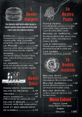 Menu Chez Maxime - Les burgers, pates et desserts, ...