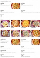 Menu Kris Pizz - Les sélections, pizzas