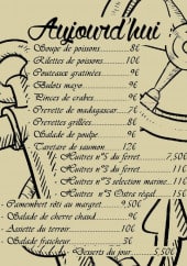 Menu La Capitainerie - Les suggestions