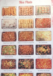Menu Le Ciel Étoilé - Les plats