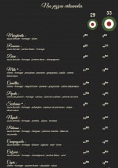 Menu Litalia - Les pizzas