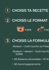 Menu Makito - Les formules, nachos et desserts