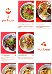 Menu Naï Naï - À partager et les baos