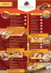 Menu Royal Tandoori - Le tandoori, riz et curry...