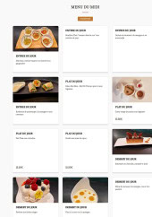 Menu Shaiko - Menu  du midi  suite