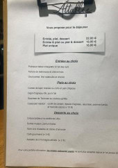 Menu Attablée - Les entrées , plats et desserts