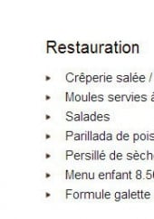 Menu L'Ilot - Les informations sur le menu