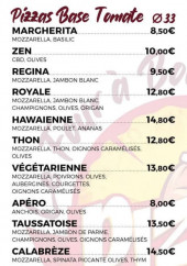 Menu Le Four à Bois de Taussat - Les pizzas