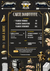 Menu Just one beer - Carte a manger