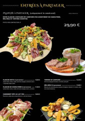 Menu Le Before Bordelais - Les entrées à partager