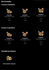 Menu Eat Salad - Les formules