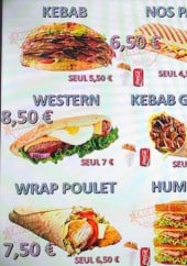 Menu Boom Tacos - Kebab, paninis, burgers...