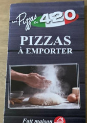 Menu Pizzas 420 - Carte et menu Pizzas 420, La Teste de Buch