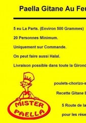 Menu Paella gitane - Les prestations