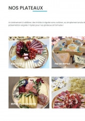 Menu Laiterie Gilbert - Les plateaux