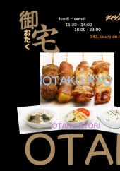 Menu Otaku Ryori - Le menu à 6.50€