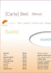 Menu Sushi 7 - Les Sushis