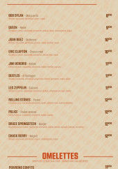 Menu La Cabane Pizza - Les pizzas, pates et salades,...